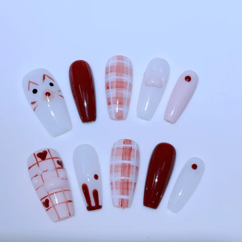 Künstlerisches 3D Nagelkunst Tipps Set