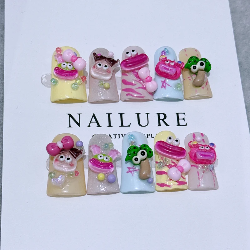 Künstlerisches 3D-Nagelkunstset