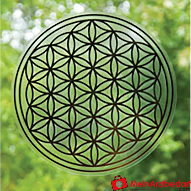 Berk Blume des Lebens Aufkleber Goldprägung auf transparenter Folie, wiederablösbar, Sets (3–28 cm)