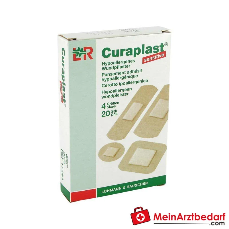 Curaplast Sensitive Strips Heftpflaster mit Netzauflage für sensible Haut
