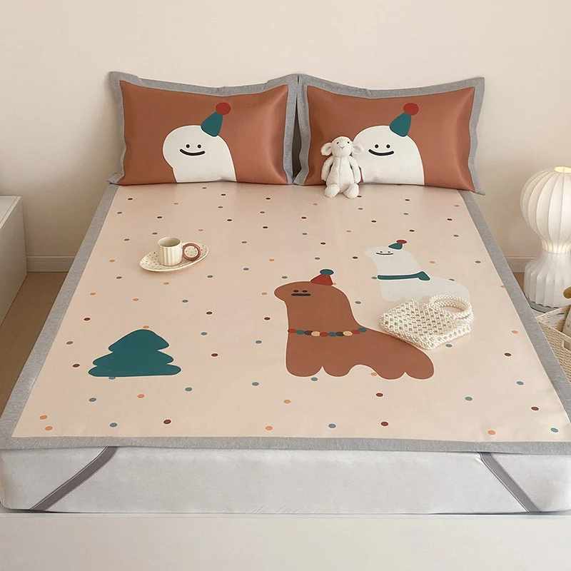 Kinder-Bettwäsche-Garnitur mit Monstertruck-Print aus atmungsaktiver Baumwollmischung