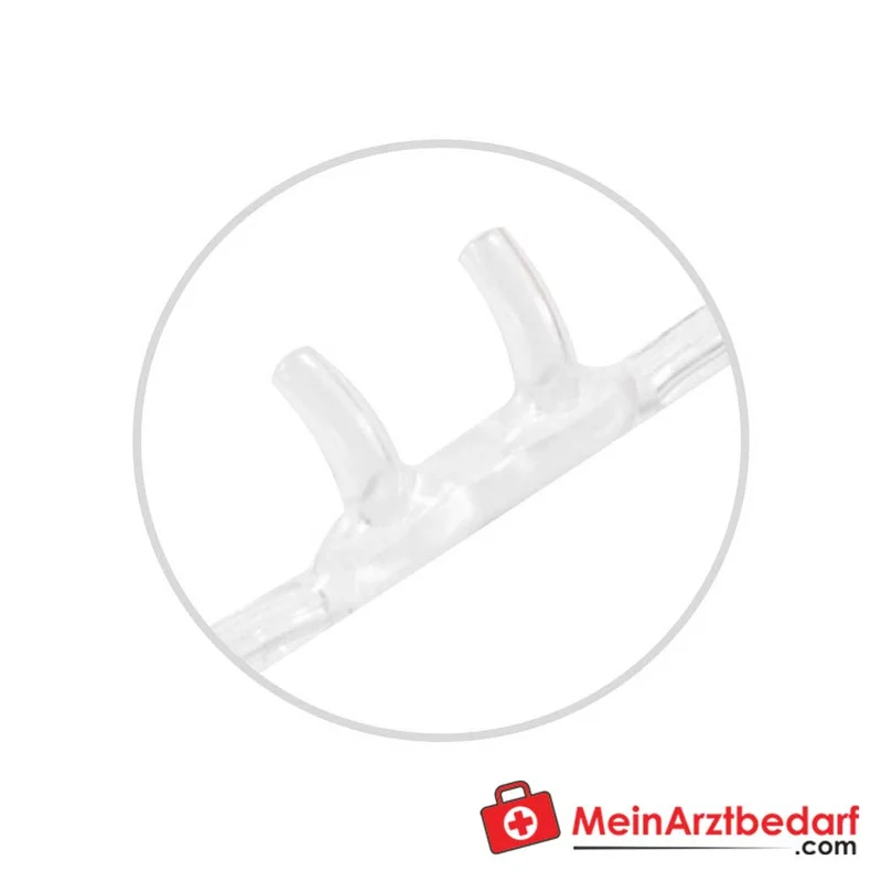 AEROpart Sauerstoff-Nasenbrille PVC, knicksichere O2-Schläuche, verschiedene Nasenstutzen