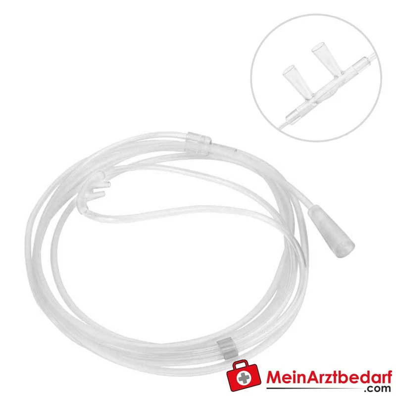 AEROpart Sauerstoff-Nasenbrille PVC, knicksichere O2-Schläuche, verschiedene Nasenstutzen