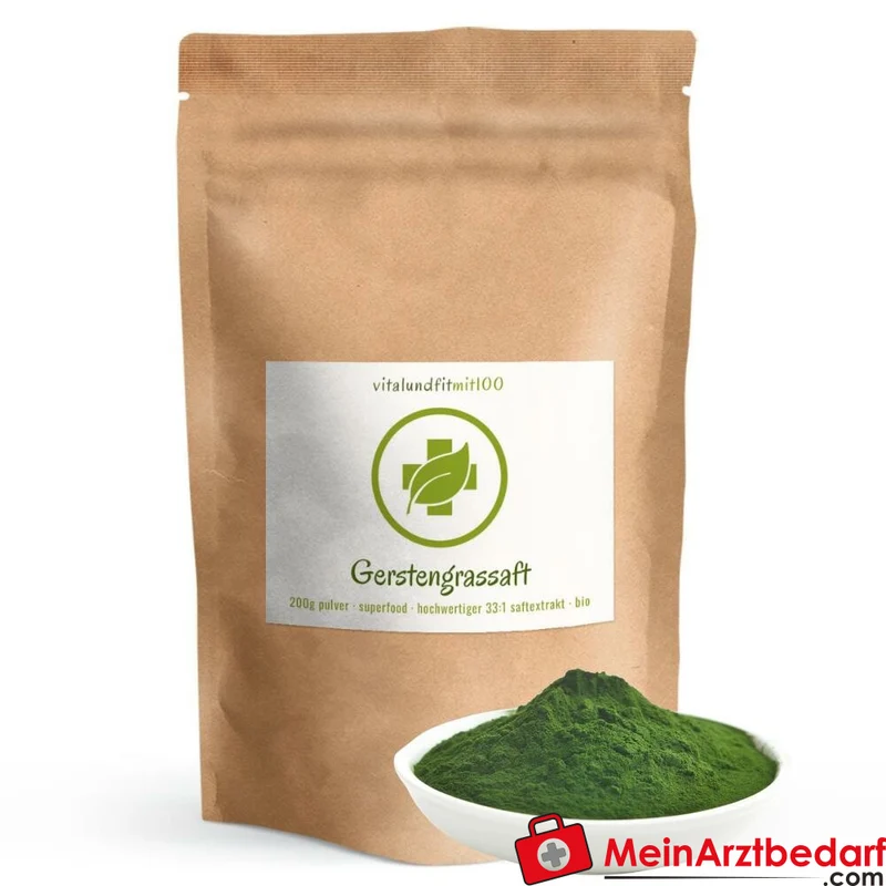 Gerstengrassaft-Pulver 200 g Rohkostqualität