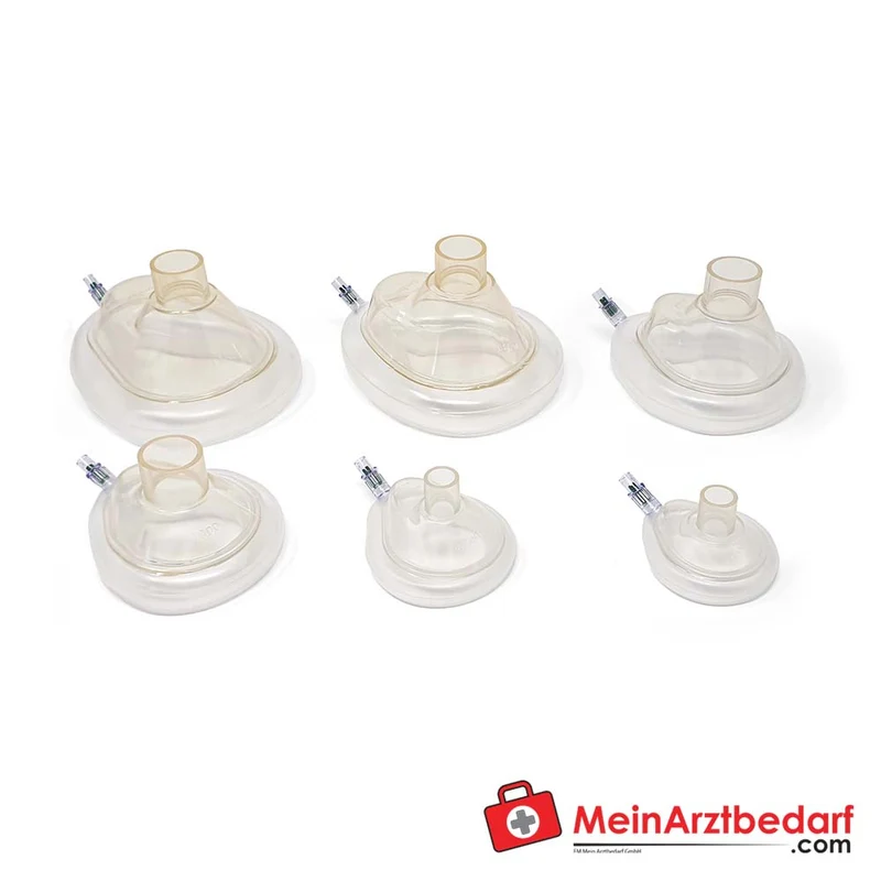 Ambu Einweg-Beatmungsmaske Plus latexfrei mit Cuff-Ventil Gr. 1–6