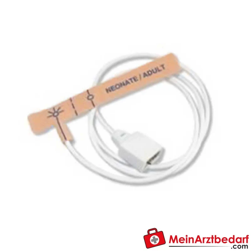 medical ECONET SpO2 Wrapsensor Einweg Neonatal/Erwachsen 0,9 m