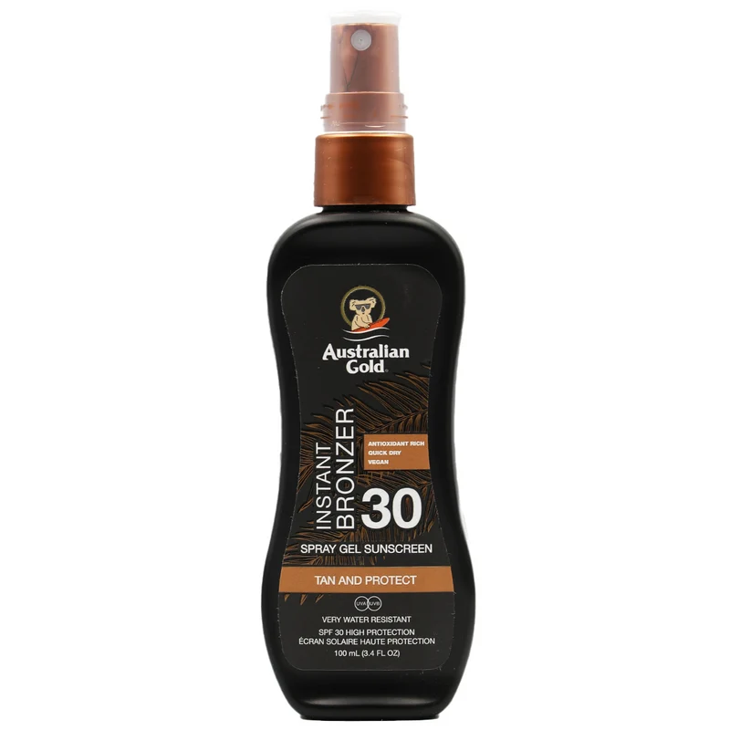 Australisches Gold SPF30 Sprühgel + Bronzer