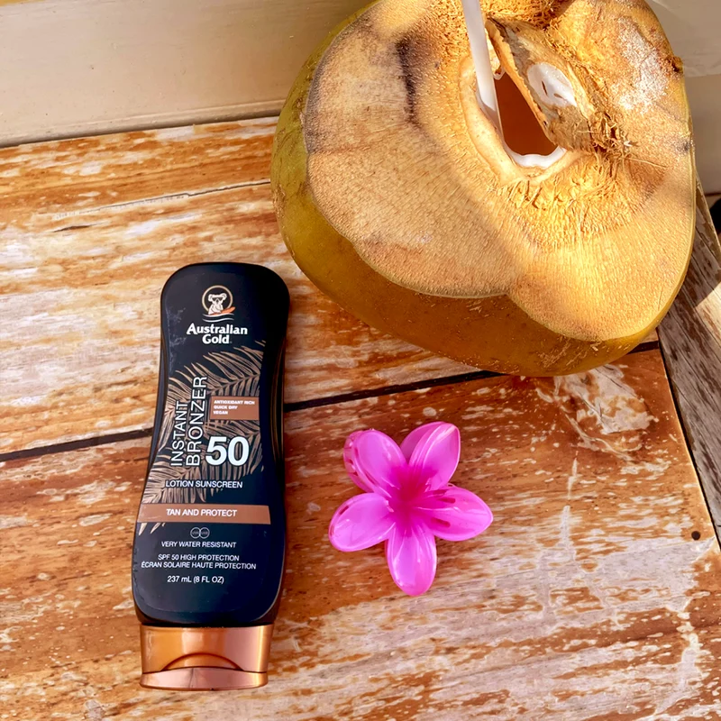 Australian Gold SPF50 Lotion + Bronzer 237ml