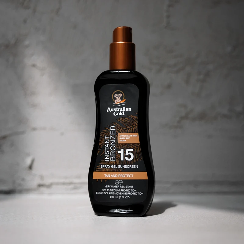 Australisches Gold SPF15 Sprühgel + Bronzer