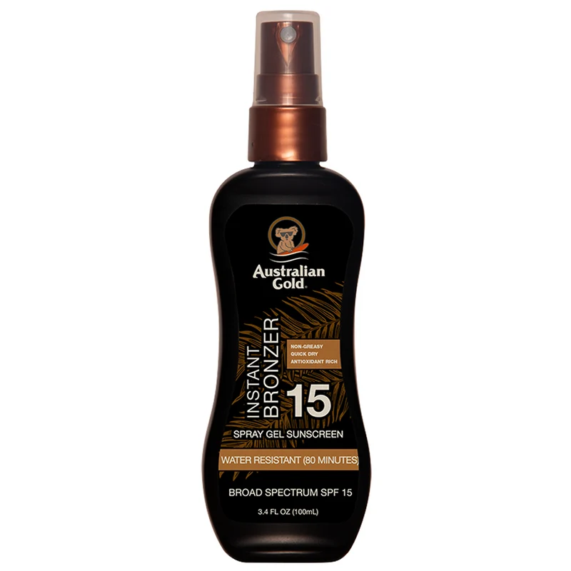Australisches Gold SPF15 Sprühgel + Bronzer