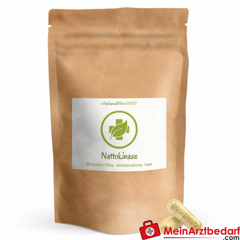Nattokinase Kapseln 2.000 FU (100 mg) 60 Stück