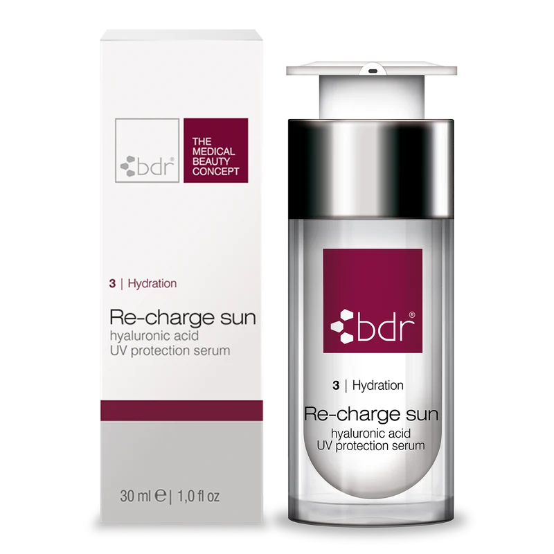 bdr Re-charge SUN hyaluronic acid UV protection serum 30ml