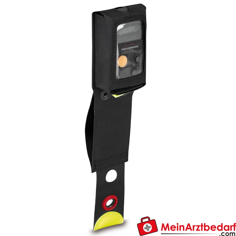 PAX Melderholster Gürtelholster für Swissphone QUADX35, BOSS 925/935 und Airbus P8ger, Kipp-Öffnung, Maße ab 6,5–11×3 cm
