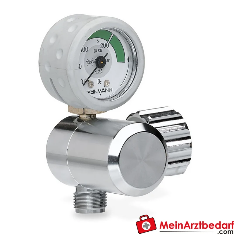 Weinmann OXYWAY Fix III Sauerstoff-Druckminderer 190 l/min, Hochdruckanschluss G 3/4"