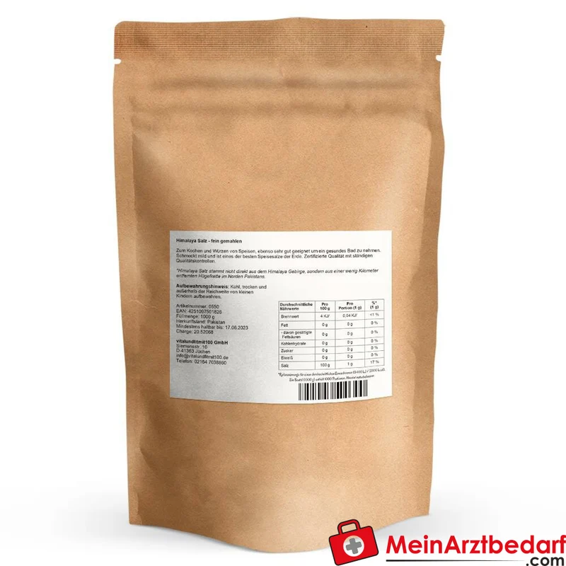 Himalaya Kristallsalz fein gemahlen 1 kg