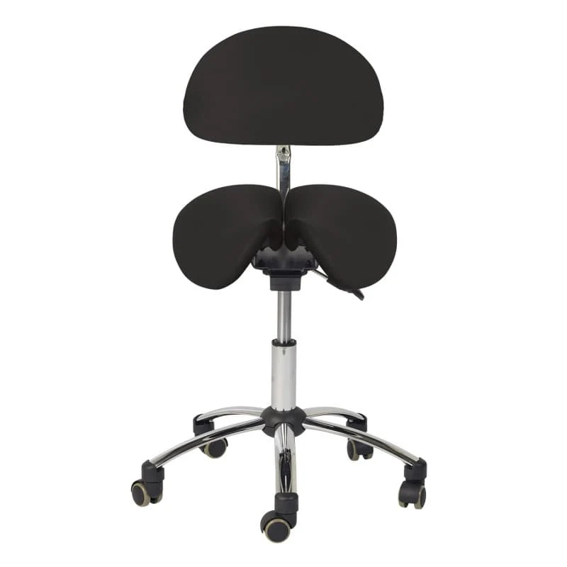 Sattel-Hocker mit Rückenlehne