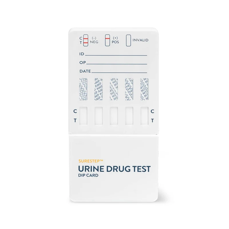 SureStep™ Urine Drug Test Dip Card (5) + SVT