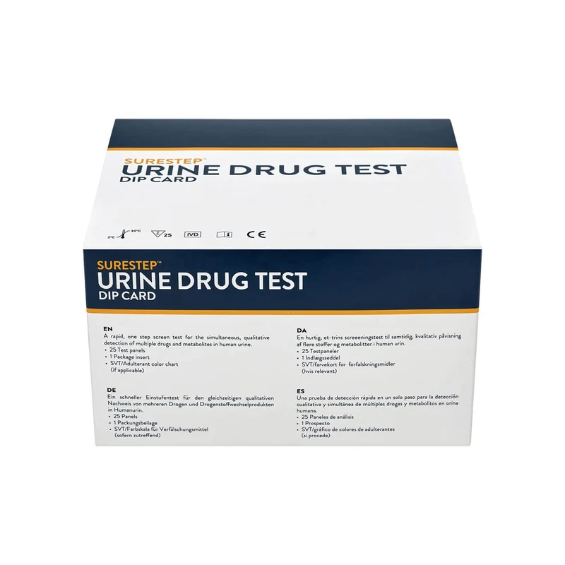 SureStep™ Urine Drug Test Dip Card (10) + SVT