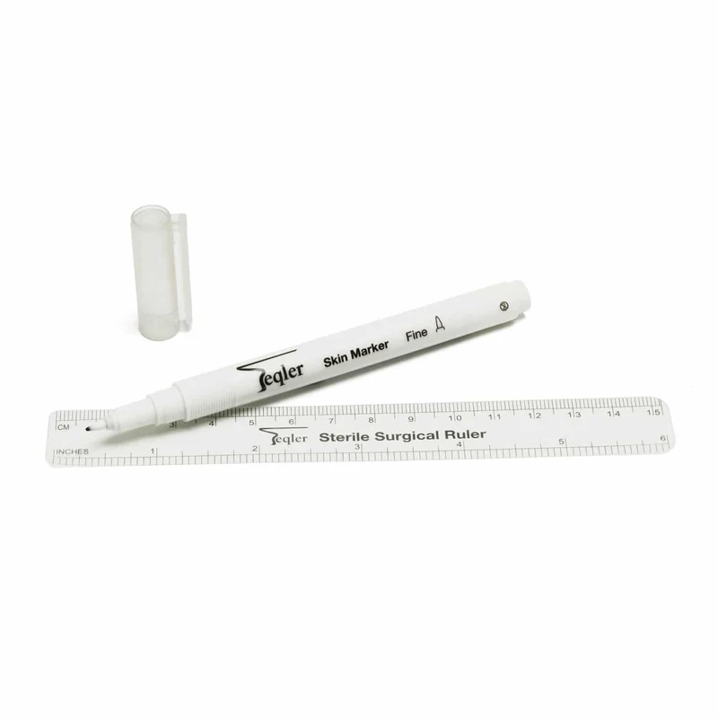 Sterile Hautmarker mit Lineal