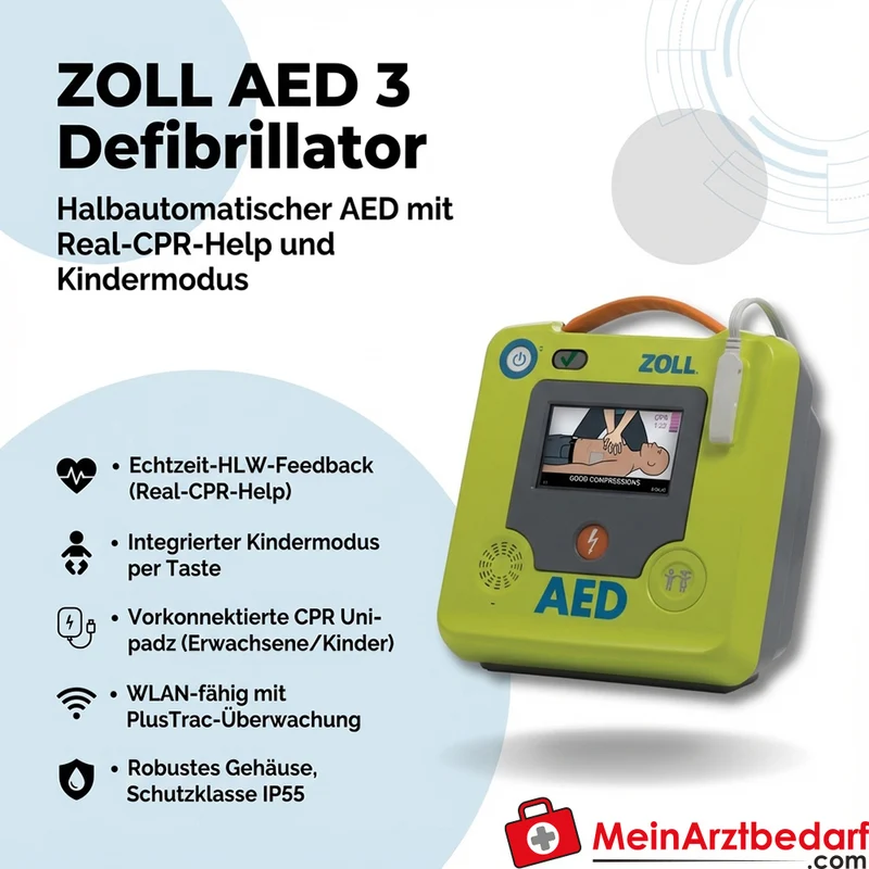 ZOLL AED 3 Halbautomat mit Real-CPR-Help