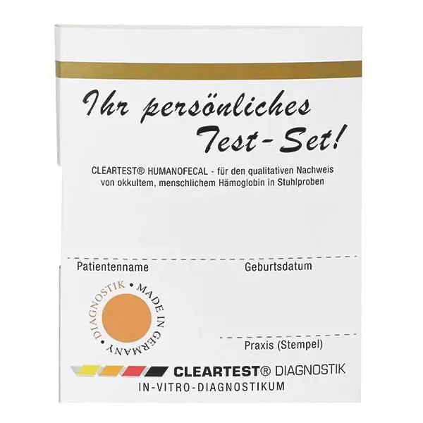 Cleartest Humanofecal, Pack: 50 Teste | Packung (50 Tests)