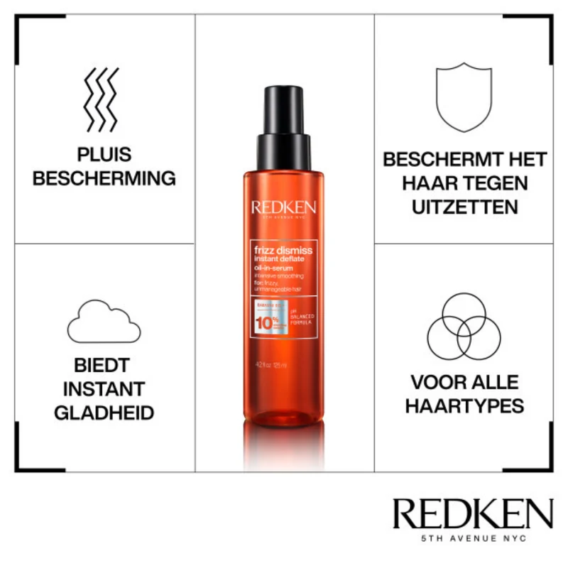 Redken Frizz Dismiss Instant Deflate Oil-in-Serum für krauses Haar 125ml