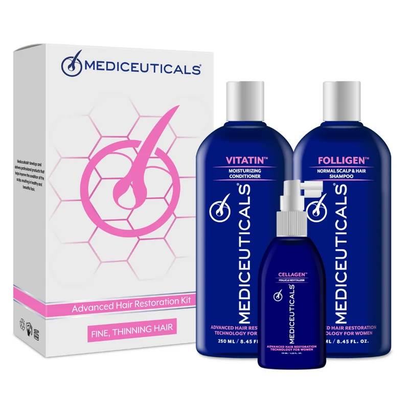 Mediceuticals Erweiterte Haarwiederherstellung für Frauen kit Normal