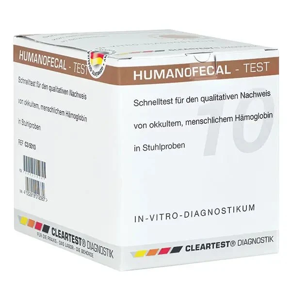 Cleartest Humanofecal, Pack: 10 Teste | Packung (10 Tests)