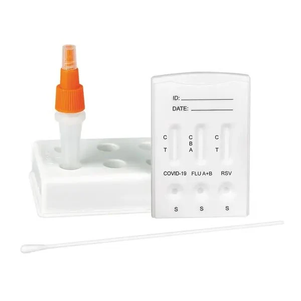 Cleartest SARS-CoV-2/Influenza A+B/RSV Pack: 10 Teste, mit Zubehör aus Nasopharyngealabstrich | Packung (10 Tests)
