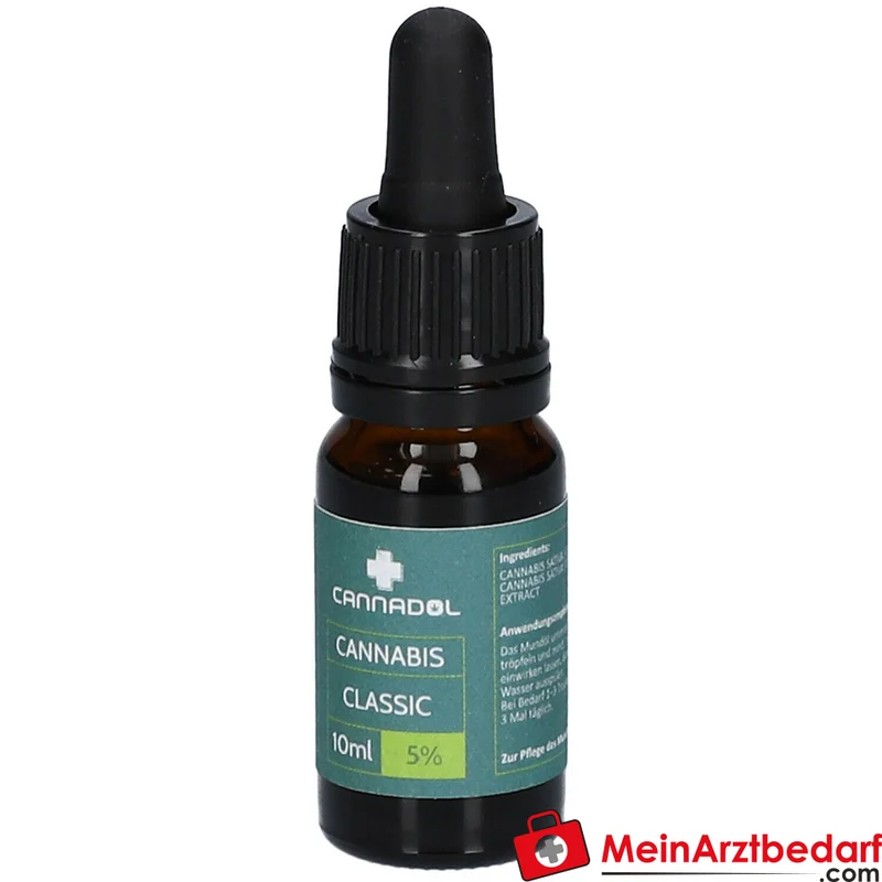 Cannadol Classic CBD Cannabidiol Hanfextrakt Tropfen 5%, 10 ml