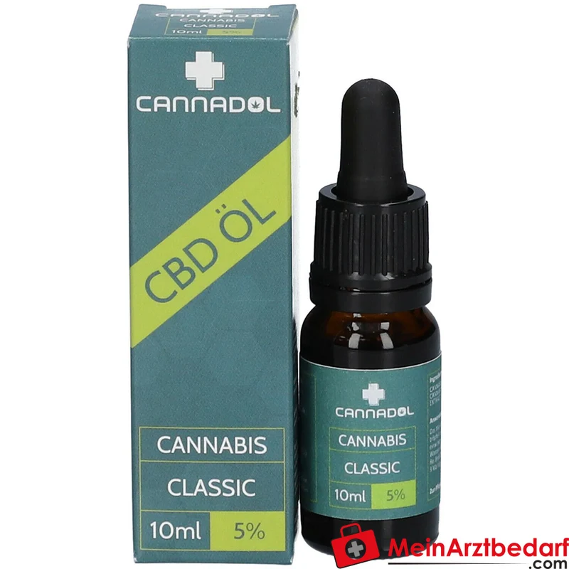 Cannadol Classic CBD Cannabidiol Hanfextrakt Tropfen 5%, 10 ml