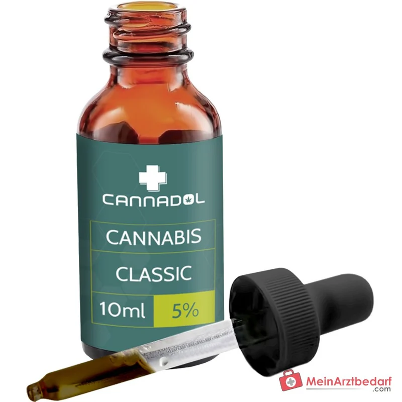 Cannadol Classic CBD Cannabidiol Hanfextrakt Tropfen 5%, 10 ml