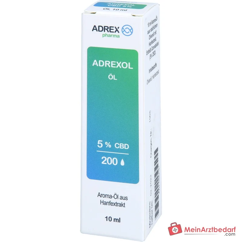 Adrexol CBD 5% Cannabidiol Aroma-Öl Tropfen, 10 ml