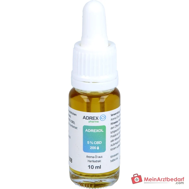 Adrexol CBD 5% Cannabidiol Aroma-Öl Tropfen, 10 ml