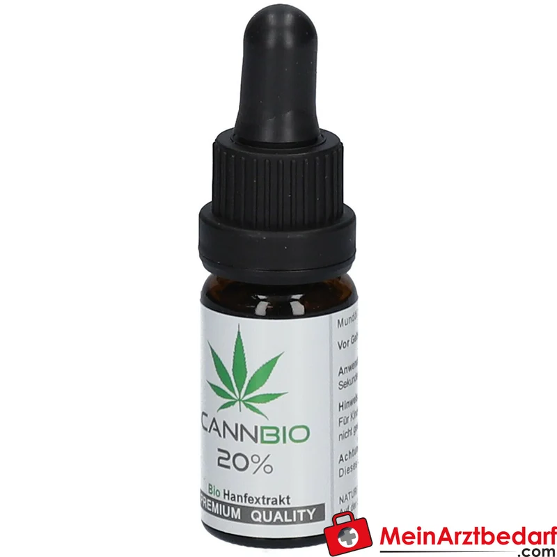 CannBio CBD 20% Cannabidiol Vollspektrum Hanfextrakt Tropfen, 10 ml