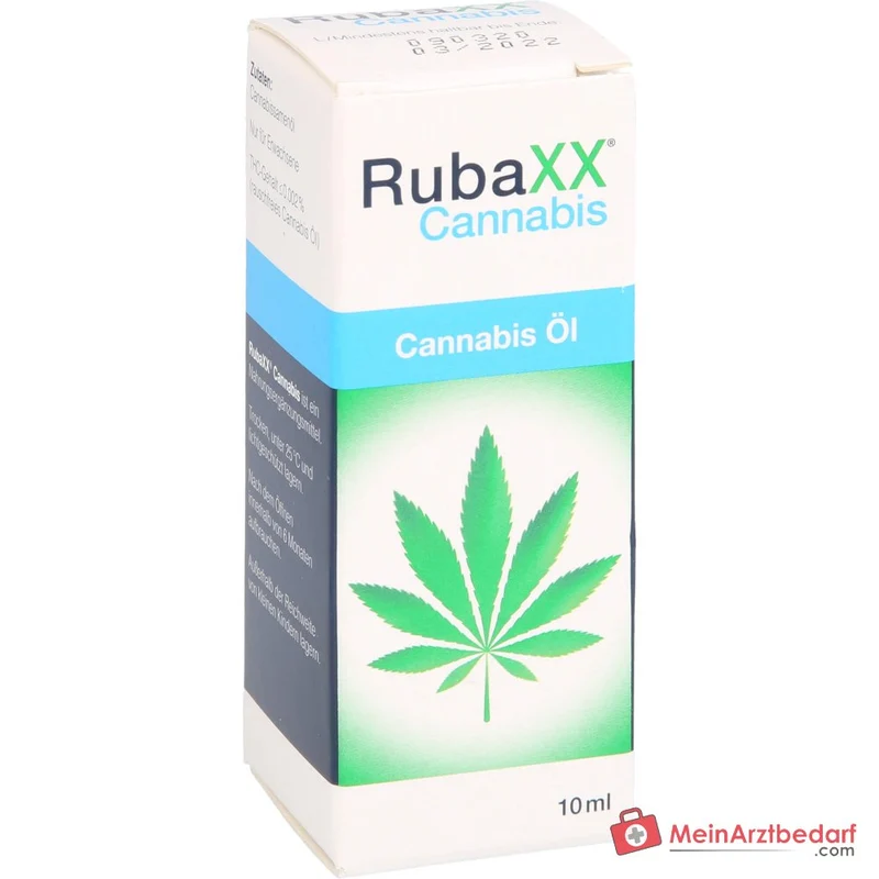 RubaXX Cannabis Öl Cannabissamenöl Vitamin D 20 µg Vitamin E Öl 10 ml