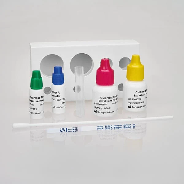 Cleartest light Strep-A, Teststreifen Pack: 25 Teste | Packung (25 Tests)