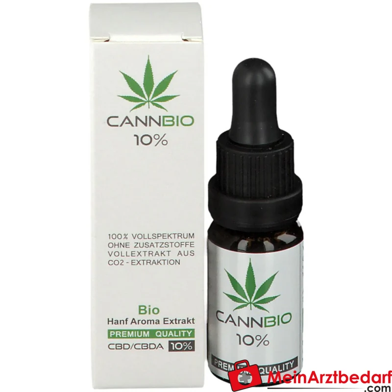 CANNBIO CBD 10% Bio Vollspektrum-Öl Tropfen