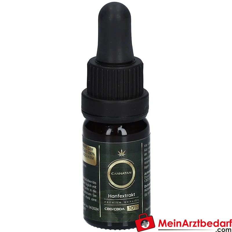 CANNATAN Hanfextrakt CBD 10% Mundöl Tropfflasche