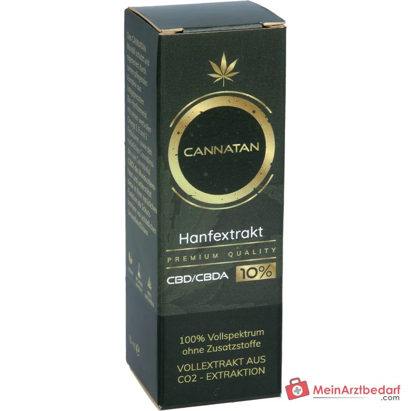 CANNATAN Hanfextrakt CBD 10% Mundöl Tropfflasche
