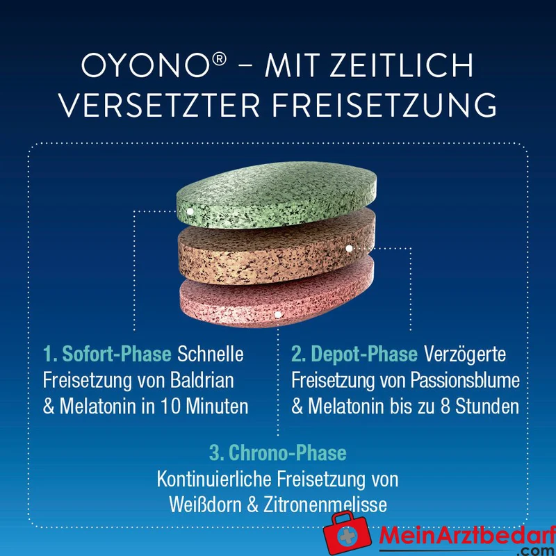 Divapharma IXXILON Melatonin / Vitamin B6 / Baldrianwurzel / Passionsblume / Weissdorn / Zitronenmelisse Tabletten, 60 St.