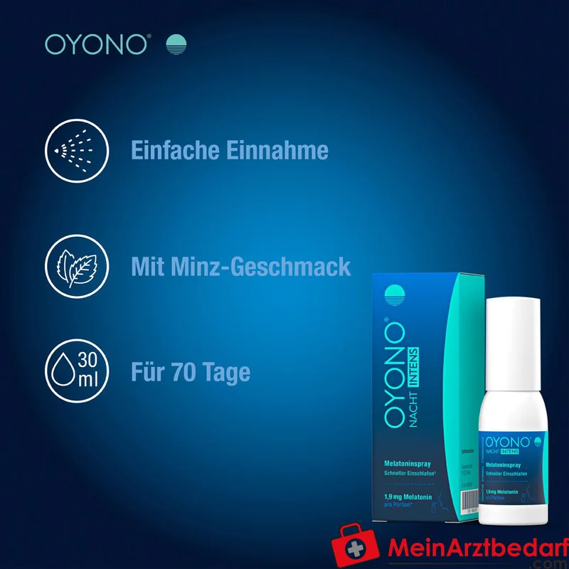 OYONO NACHT INTENS Melatonin Spray, 30 ml