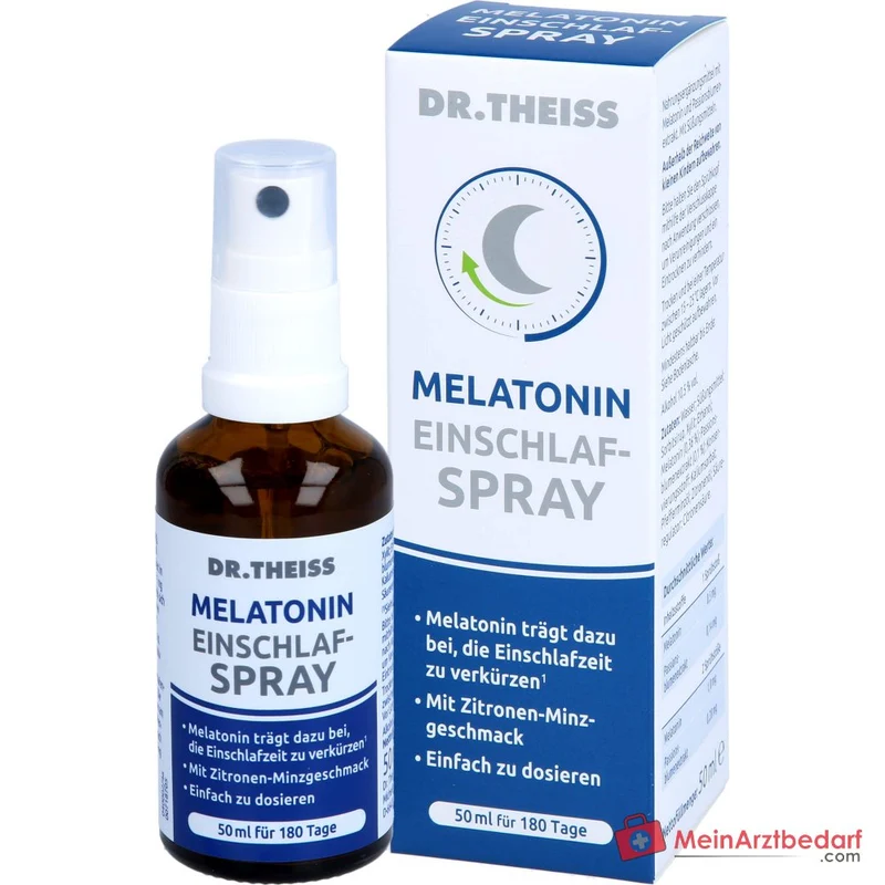 Dr. Theiss Melatonin Einschlaf-Spray Melatonin / Passionsblumenextrakt Mundspray, 50 ml