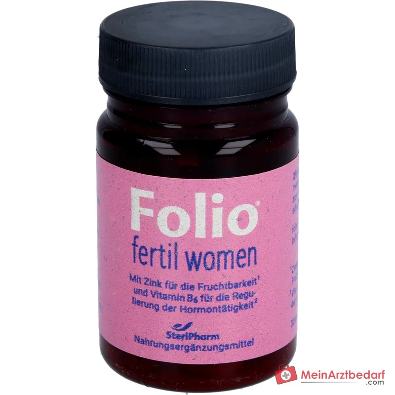 Folio fertil women Weichkapseln 35 mg Coenzym Q10, 0,45 mg Folsäure, 30 St.