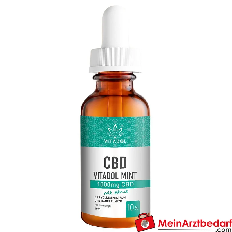 Vitadol CBD 10% (1000 mg) Bio Vollspektrum-Öl 10 ml