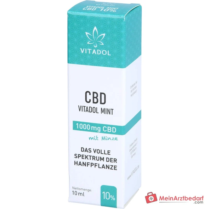 Vitadol CBD 10% (1000 mg) Bio Vollspektrum-Öl 10 ml