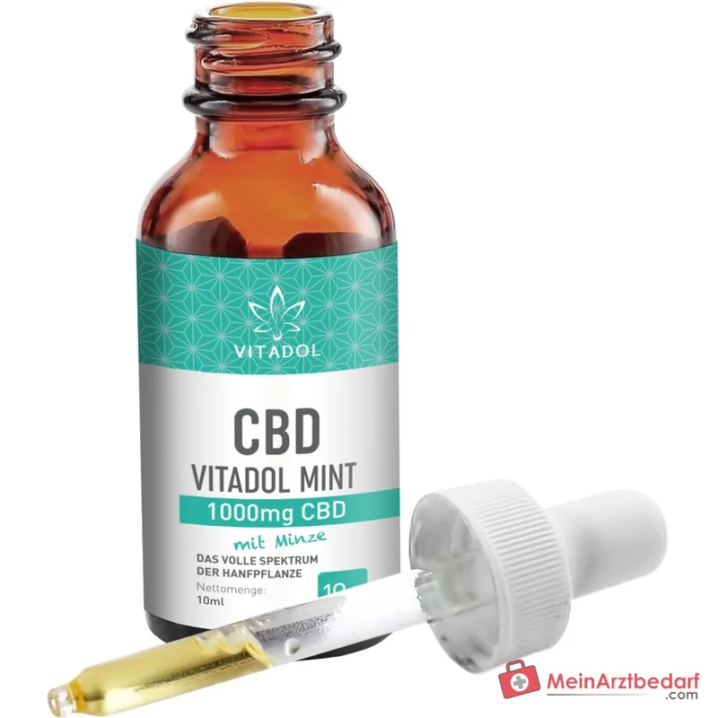 Vitadol CBD 10% (1000 mg) Bio Vollspektrum-Öl 10 ml