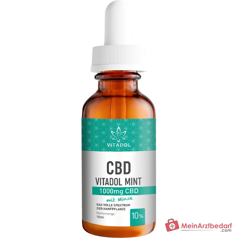 Vitadol CBD 10% (1000 mg) Bio Vollspektrum-Öl 10 ml