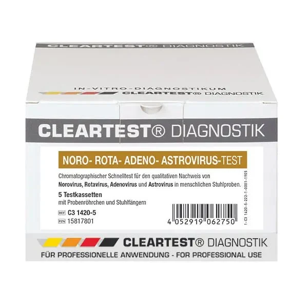 Cleartest Noro-Rota-Adeno-Astrovirus*