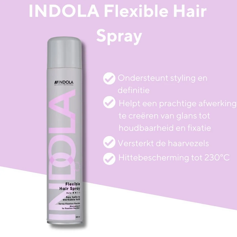 Indola Haarspray Flexibel 500ml